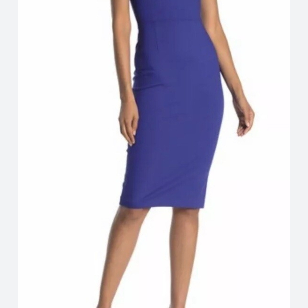 Elegant Blue Midi Dress